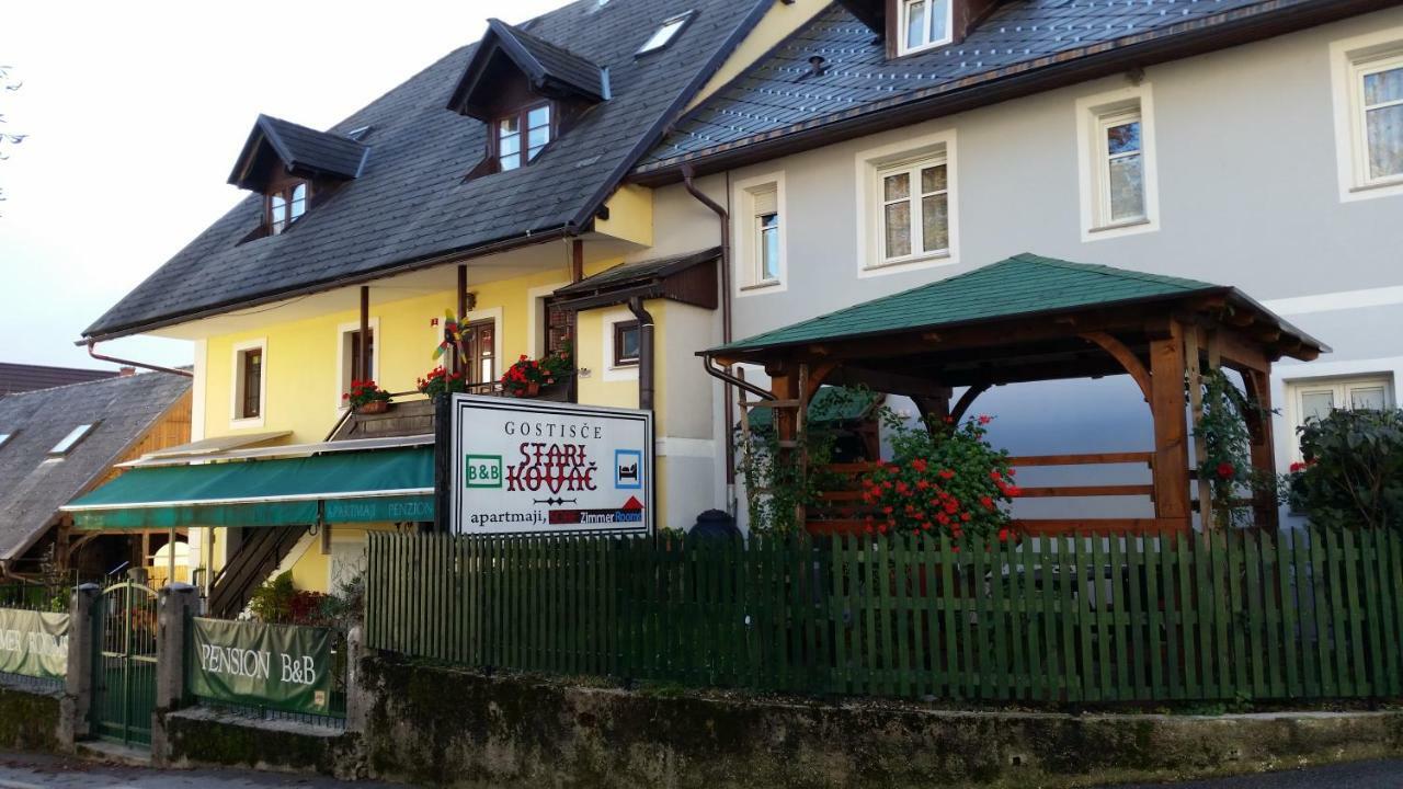 Apartmaji Stari Kovac Bovec Exteriör bild